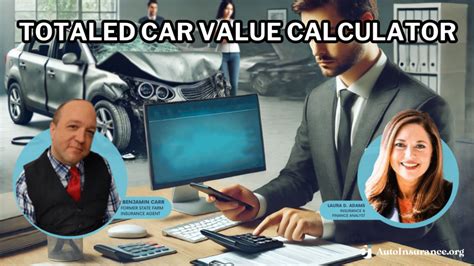 is my car totaled calculator|how is a totaled car value determined.